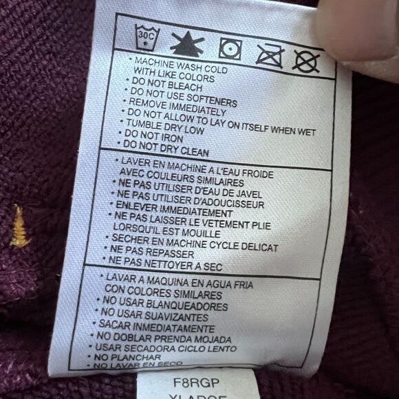 Arizona State Sun Devils Jacket Mens XL Maroon NCAA College Nike Full Zip Track - Picture 11 of 15